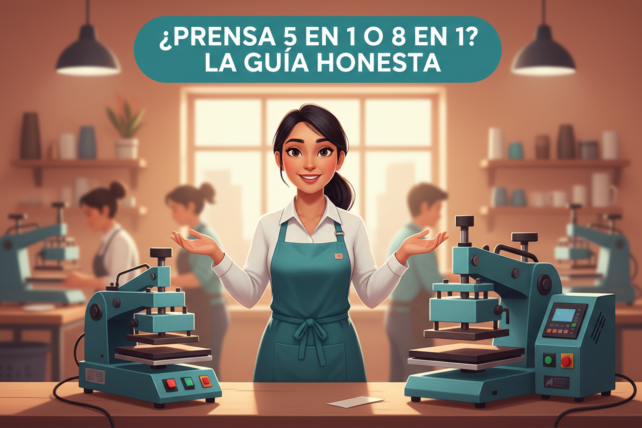¿Prensa multifunción 5 en 1 o 8 en 1? Guía honesta para talleres establecidos