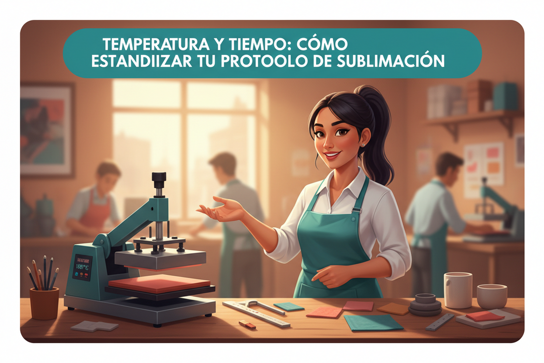 Tabla de temperaturas y tiempos de sublimación: guía de referencia para todos los sustratos