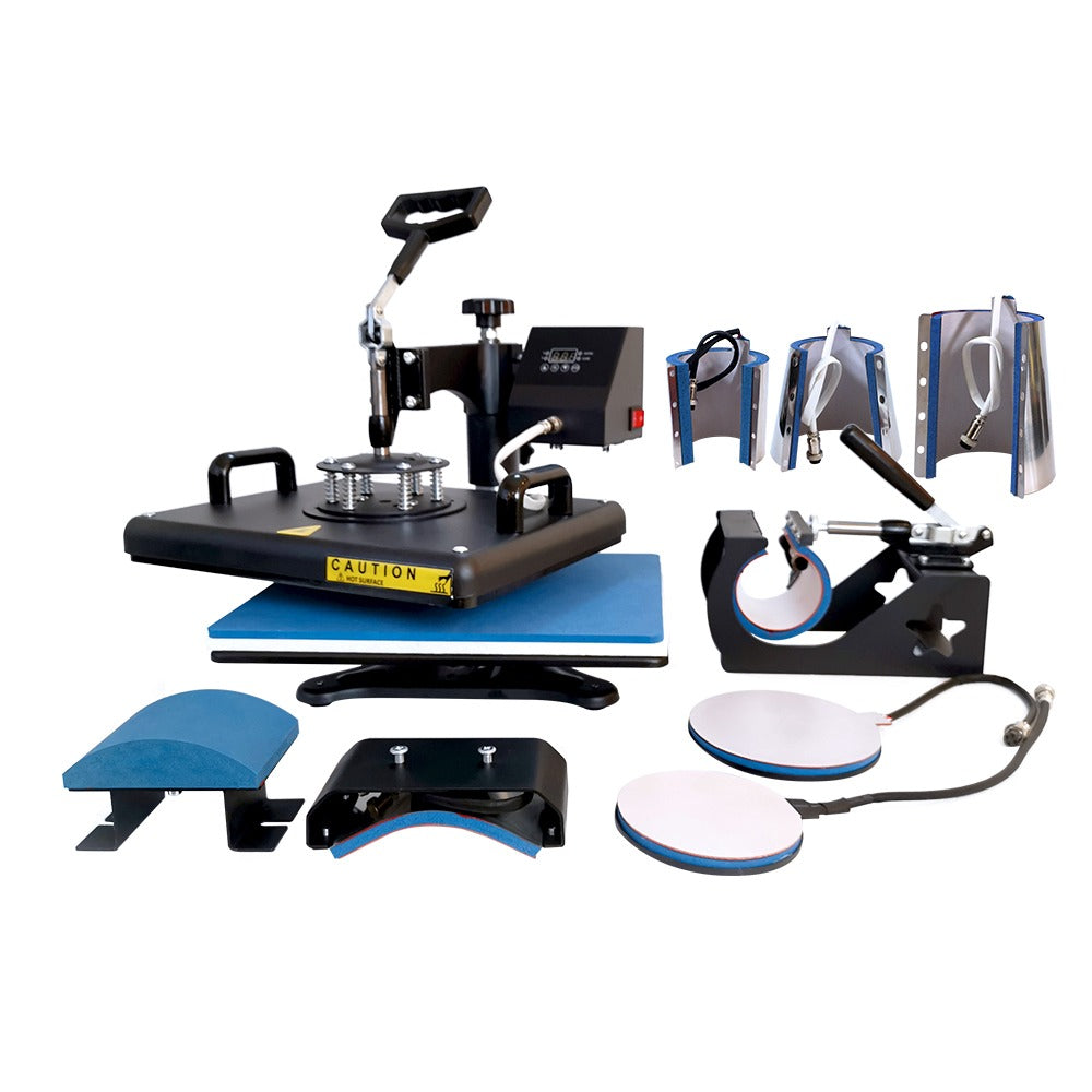 Máquina de estampado térmica multi funcional 8 en 1