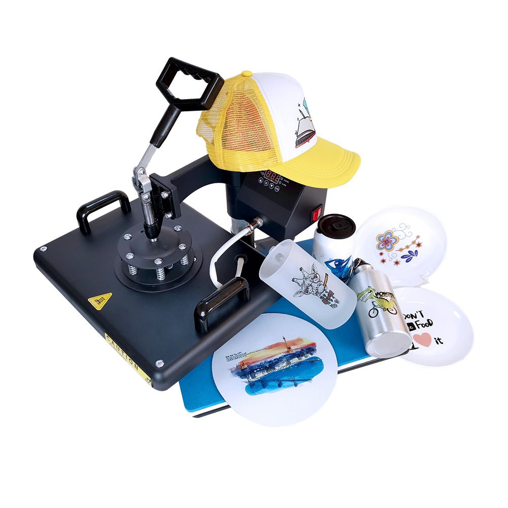 Máquina de estampado térmica multi funcional 8 en 1