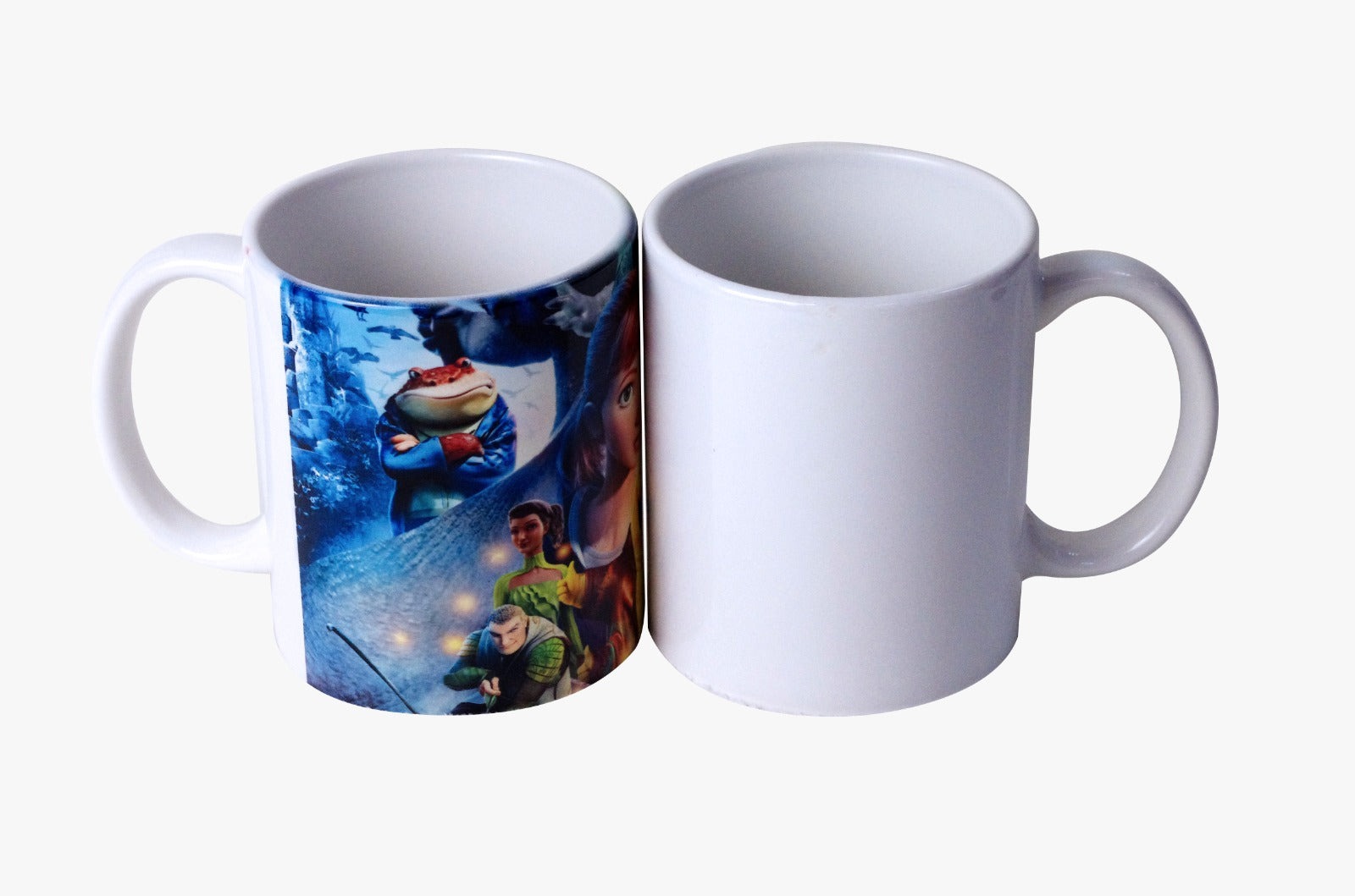 Taza recubierta blanca de 11 oz.