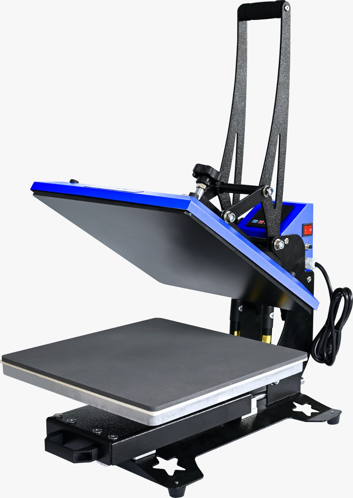 Prensa térmica plana 38*38 bandeja deslizable