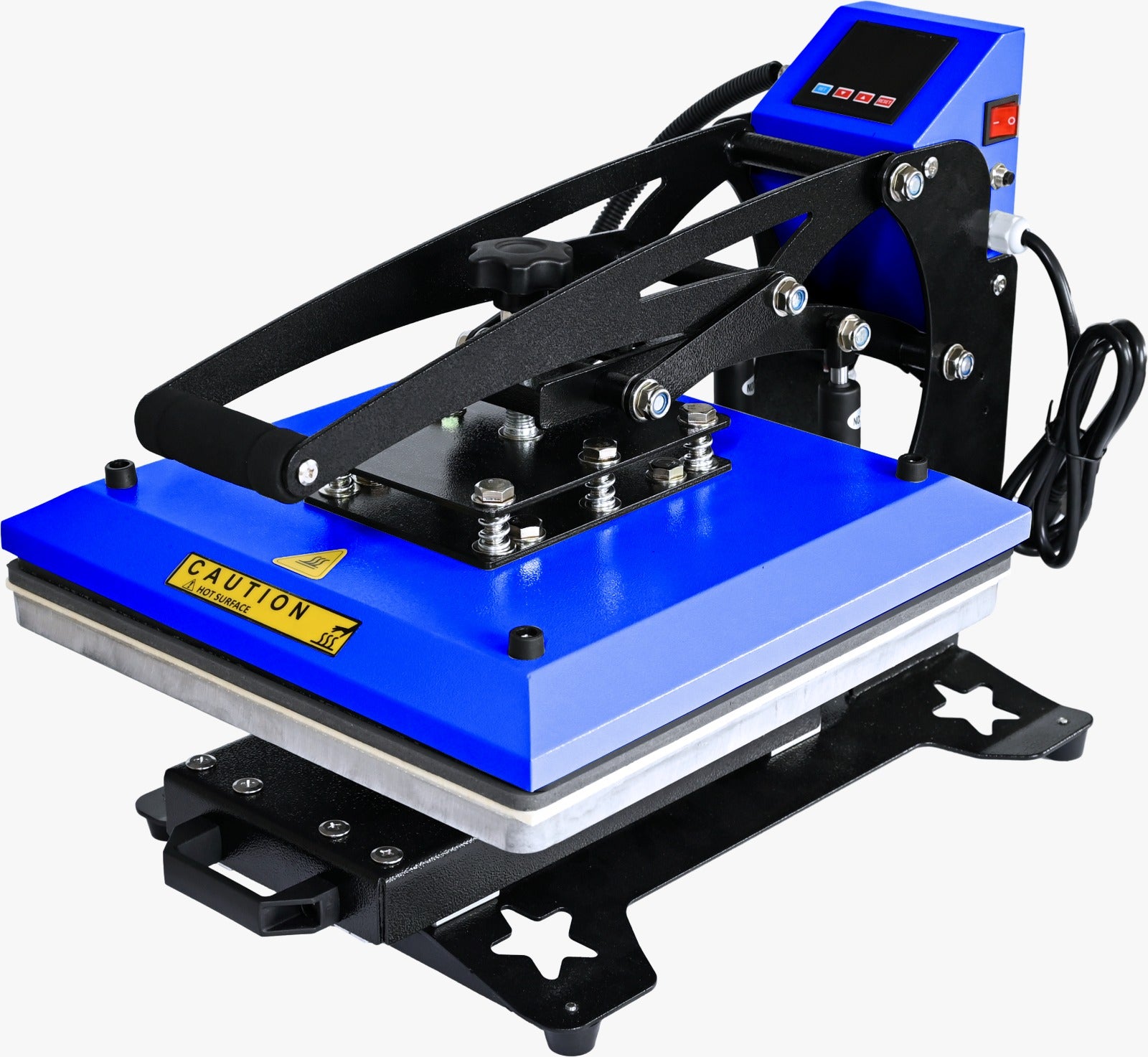 Prensa térmica plana 38*38 bandeja deslizable