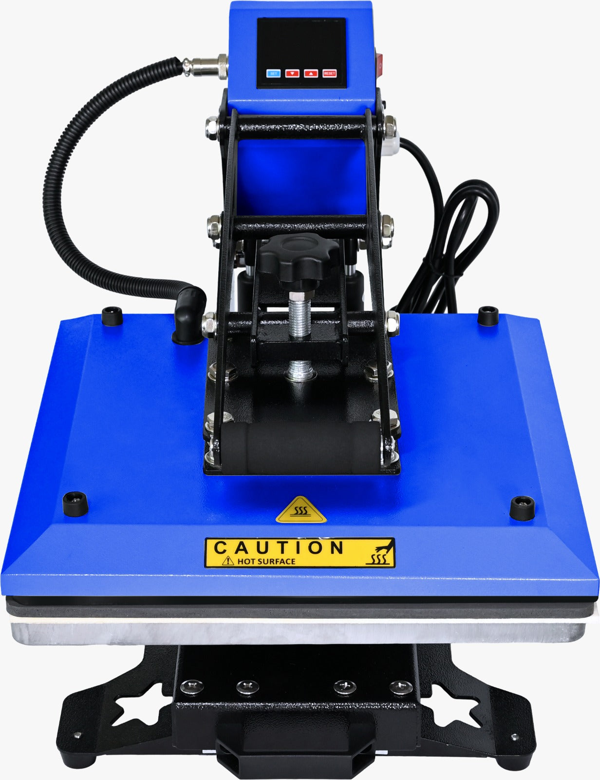 Prensa térmica plana 38*38 bandeja deslizable